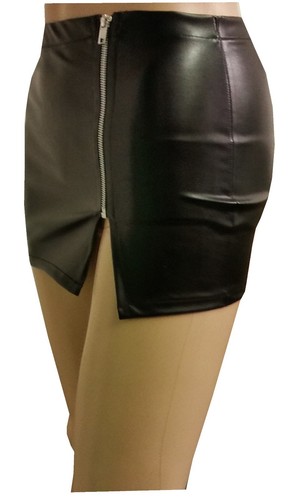 New womens black leather - new,