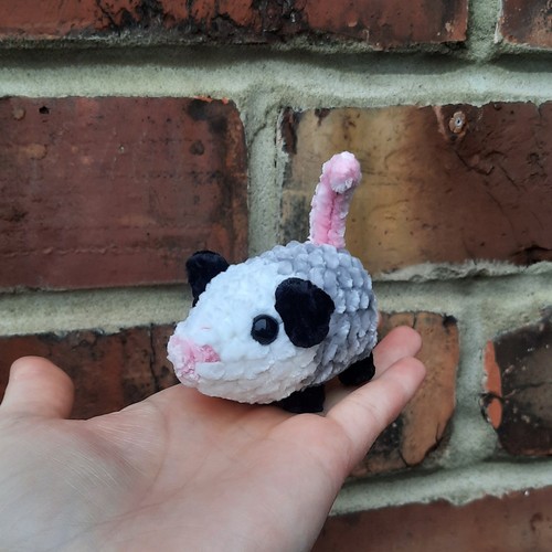 Crochet possum plushie - crochet, |