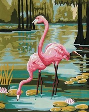 Gobelin L Flamingos Printed
