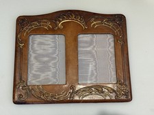 art nouveau leather embossed