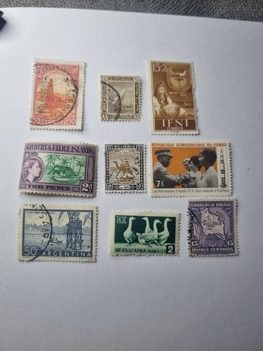 Vintage world stamps - world,