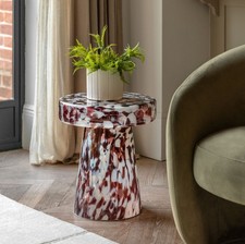 Murano Leopard Side table by