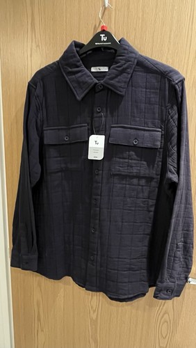 Man navy jacket front - man,