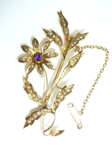 Antique edwardian 9ct yellow - antique,