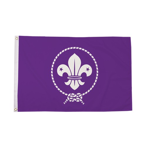 Flagtex scouts purple flag - flagtex,