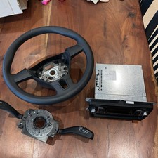 Genuine VW steering wheel for T5.1 Transporter cd player indicator stalk