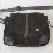 Hugo Boss Brown Suede Shoulder