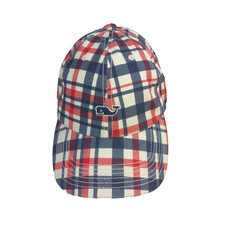 Vineyard Vines Baseball Cap Hat Mens One Size Plaid Adjustable Preppy Athleisure