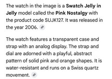 Swatch Jelly Pink Nostalgy