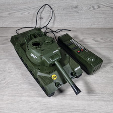 VINTAGE 1983 ECHO REMOTE CONTROL COMMANDER’S TANK HONG KONG # 6336 UNTESTED