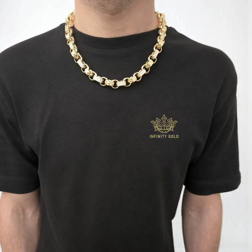 Gold chain 13mm gypsy - 13mm,