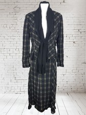 Marie Mero Check Wool Skirt