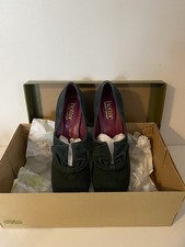 HOTTER DONNA DARK GREEN SUEDE