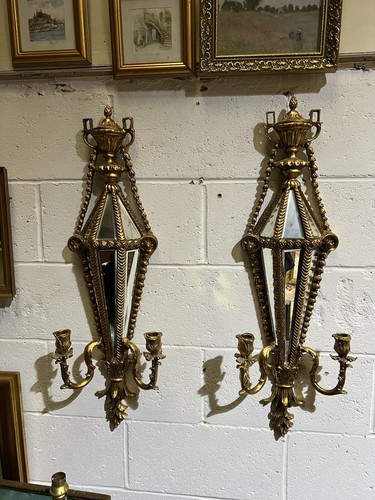 Pair italian carved - pair,