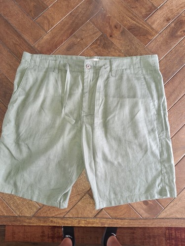 Next linen shorts 34w - shorts,