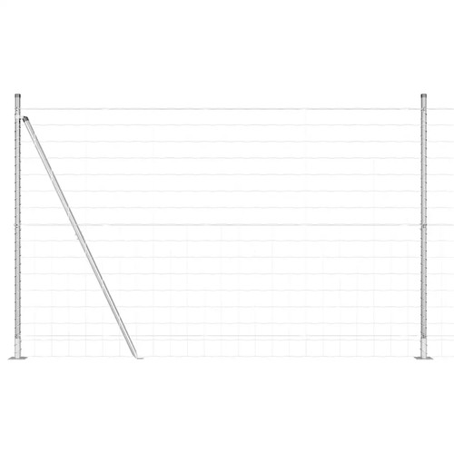 Euro fence with - with, concrete