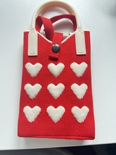 Shoulder Bags for Women Girl Lady Purse Crossbody Bag with Heart Pattern