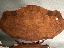 165CM ITALIAN CLASSIC SHAPED RADICA DINING TABLE- COLLECTION FROM WELLINGBOROUGH