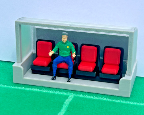 Custom subbuteo dugout with - custom,
