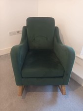 mamas & papas Bowdon Nursing Chair - slightly used - Green - comfortable option 