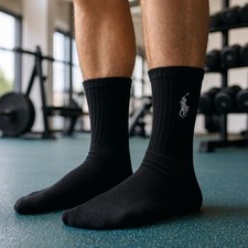 Ralph Lauren Vintage Polo 6 Pairs Men's Socks UK Size 6 - 12  ❤️ 100% Authentic 