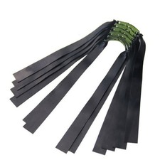 Black  Slingshot Flat Rubber