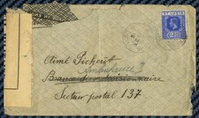 WW1 Letter from St. Lucia (British Colony) for the Postal Sector 137 - 1916