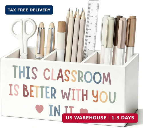 Classroom pen pencil holder - classroom,