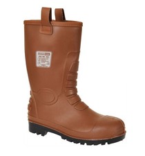 rigger boots tan fur lined