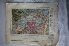 Vintage 1948 HERTFORDSHIRE GEOLOGICAL MAP LARGE SCALE SHEET St Albans 20" x 25½"