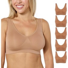 Rhonda Shear 5-pack Original Ahh Bra Sienna
