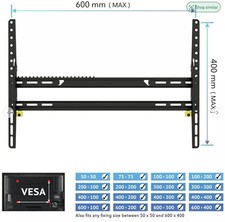AVF Superior Adjustable Tilt 40-80 Inch TV Wall Bracket acl641