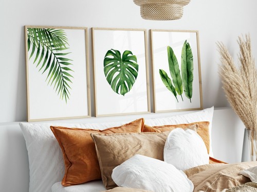 Set botanical wall art - of,