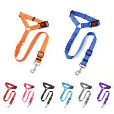 ANTI SHOCK Dog SEAT BELT pet Travel  Car Safety Harnesses Lead Restraint Strap