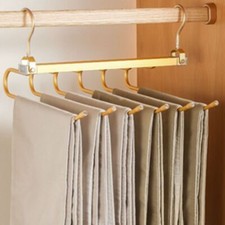 6 in 1 Multi-functional Pants Rack Aluminum Wardrobe Magic Hanger NEW