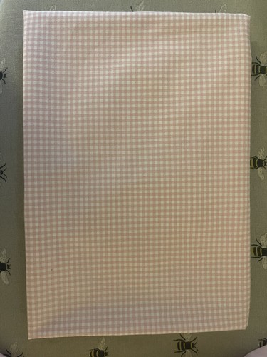 Vintage gingham pink check - pink,