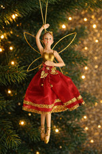 Gisela graham 18cm red gold - gisela,