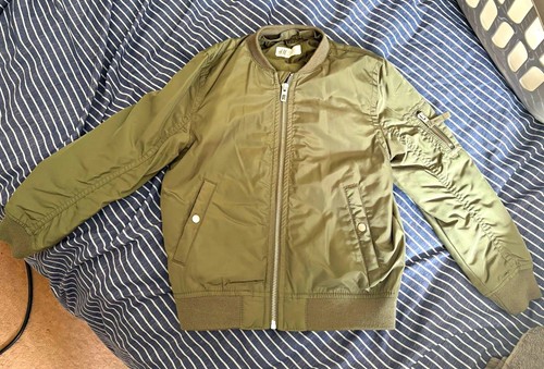 Boys green bomber jacket - h&m,