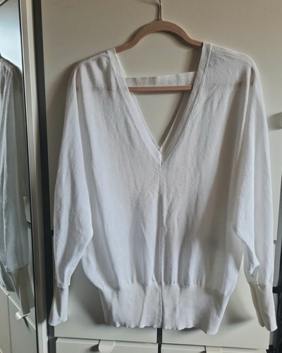 Karen millen white semi sheer - karen,