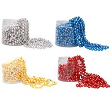 Add Glamour to Your Christmas Decor with Sparkling Plastic Beads 8MM*8M