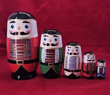 NEW Set 5  Wooden Nesting