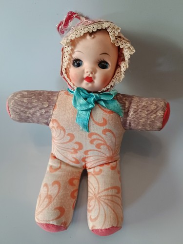 Vintage doll rubber face - doll,
