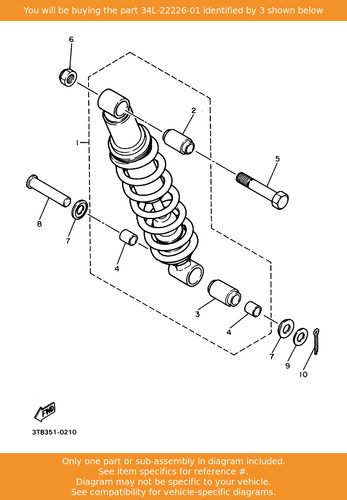 Yamaha bush shock absorber - yamaha,