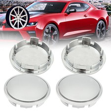 4Pcs 65mm Chrome Universal Car Wheel Center Caps Hub Tyre Rim Hub Cap Cover New