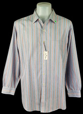BROOKS BROTHERS Mens Blue Pink