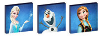 FROZEN  SET OF 3 WALL ART PLAQUES/CANVAS PICTURES