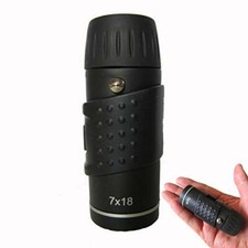 Pocket 7x18 Monocular With Adjustable Focus Handheld Small Tiny Telescope Monos