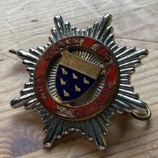 Vintage Cap Badge - West Sussex Fire Brigade