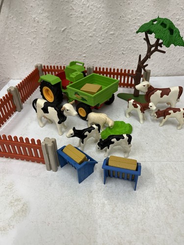 Playmobil farm lot including - farm,