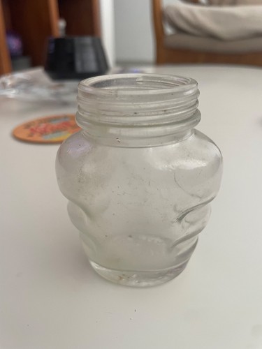 Vintage brylcreem clear glass - vintage,